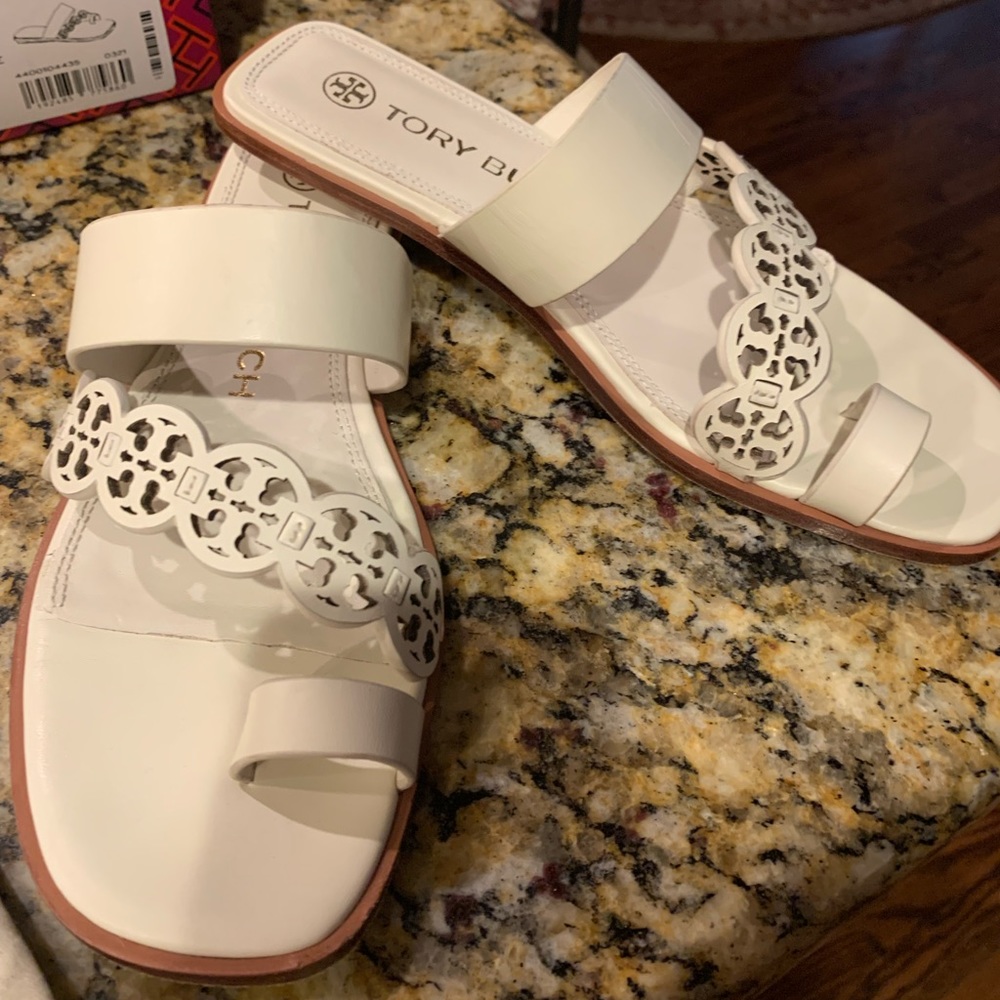 Tory Burch Tiny Miller Toe Ring Slide